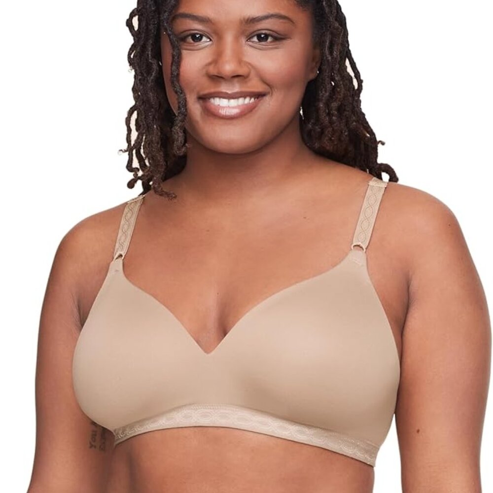 Warner’s Full Coverage Contour Wireless Bra 32C Like New